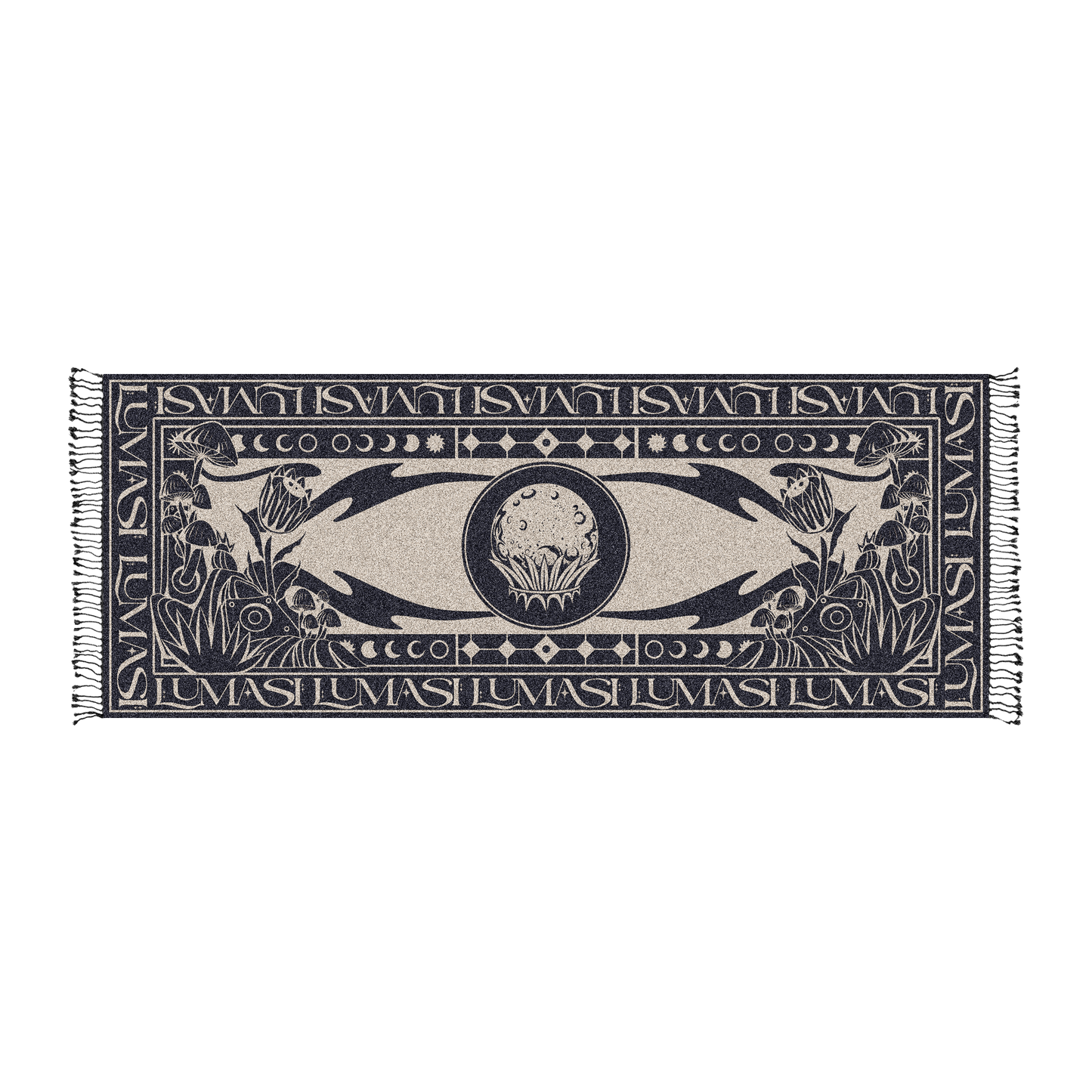 LUMASI - Sun and Moon knit Pashmina