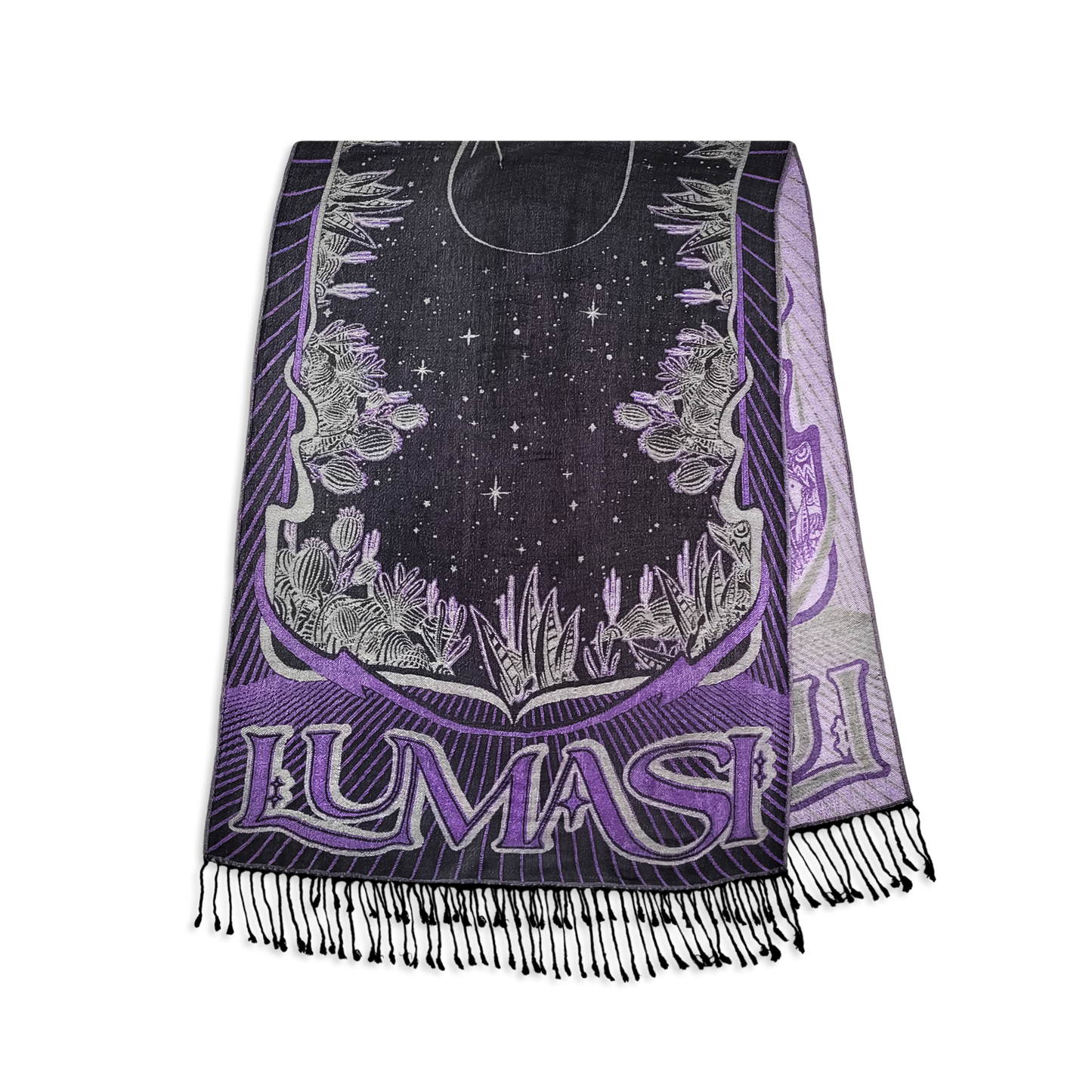 LUMASI - Eclipse knit Pashmina